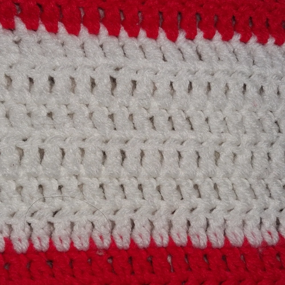 Homemade patriotic crochet
